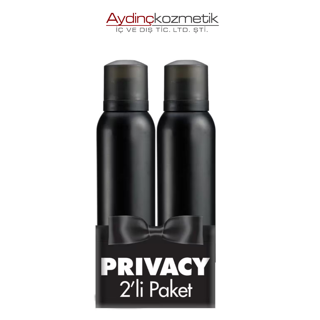 2 X Privacy Klasik Deodorant 150 ml Erkek