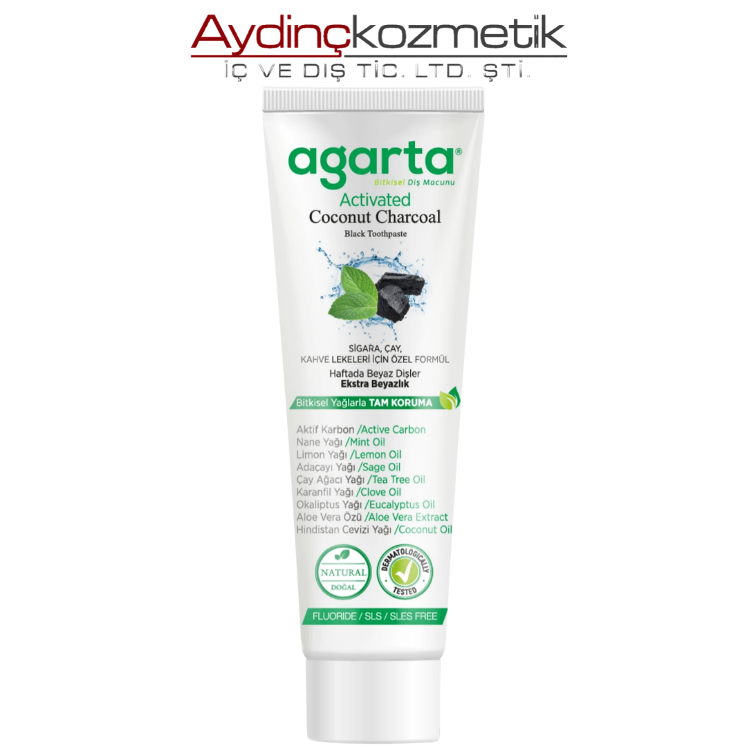 Agarta Diş Macunu 100Ml Aktif Karbonlu