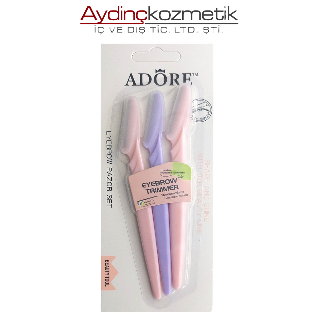 Aksesuar Ith.Kaş Usturası - 3 Lü Set Ad-A003