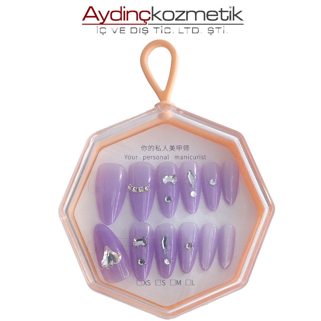 Aksesuar Ith.Takma Tırnak Set 8
