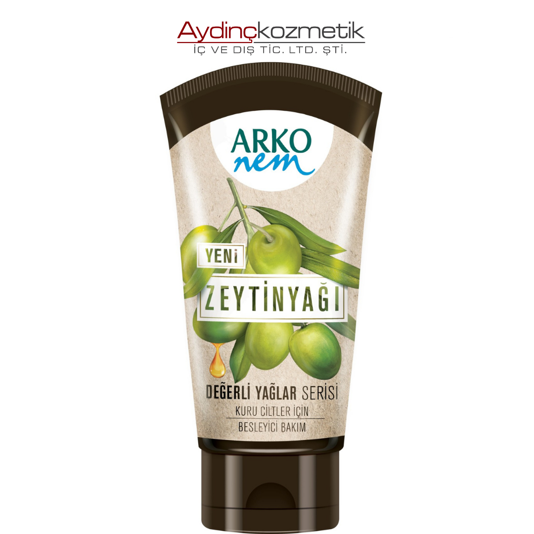 Arko Nem Değerli Yağlar Zeytinyağlı Yağı Nemlendirici Krem 60 ml