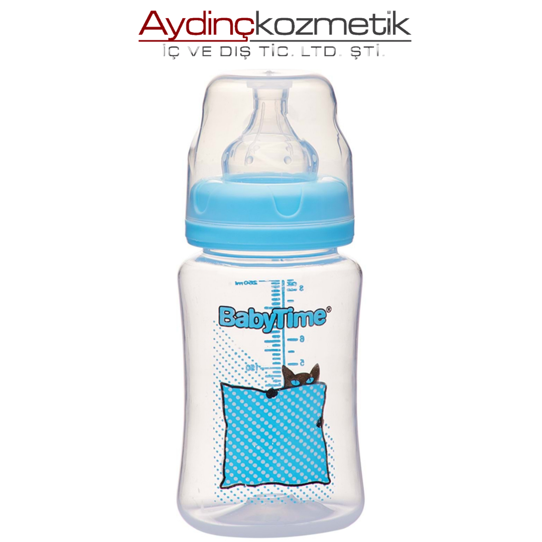 Babytime Biberon S.Uçlu Geniş Ağız 250Cc - Bt075