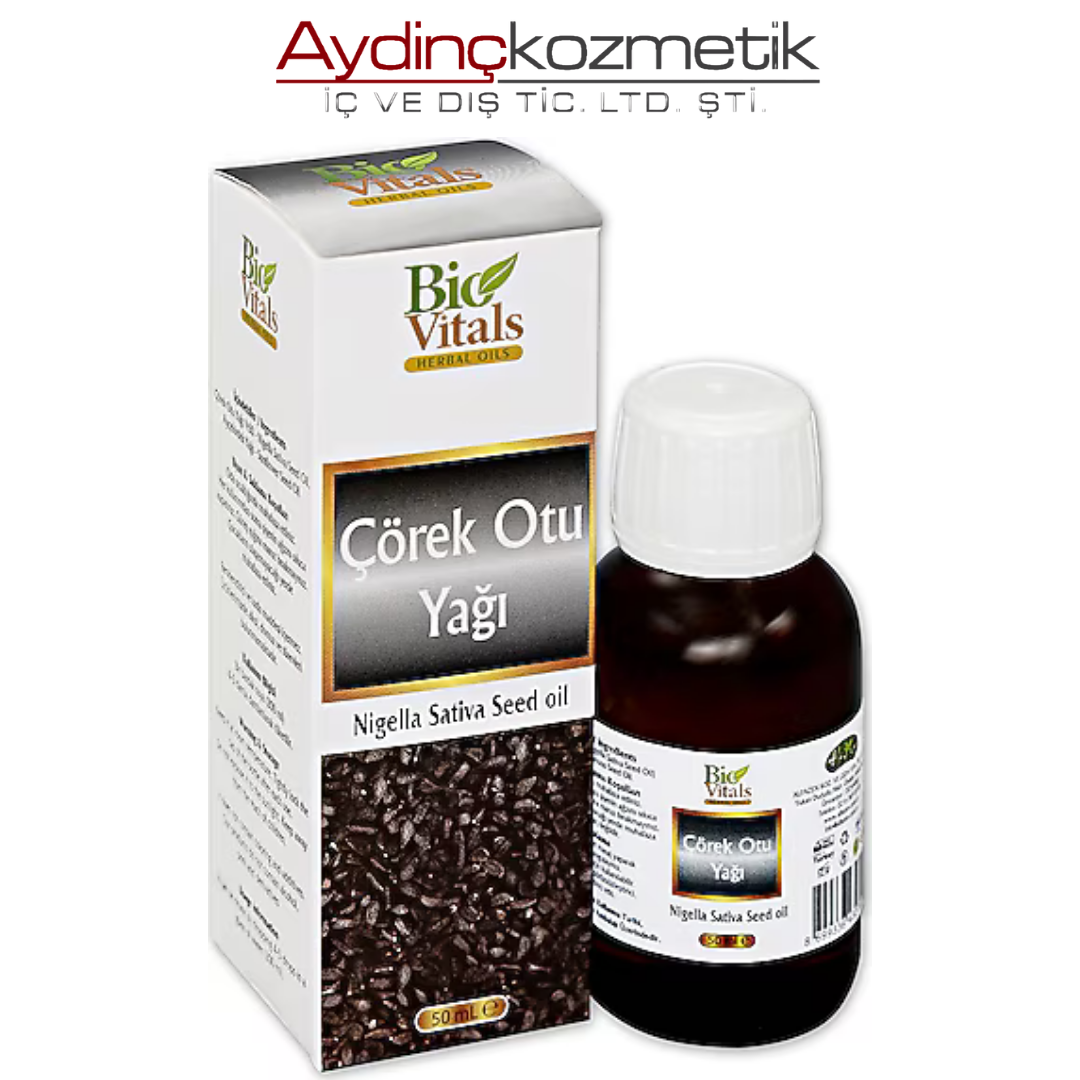 BİO VİTALS ÇÖREKOTU YAĞI 50ML