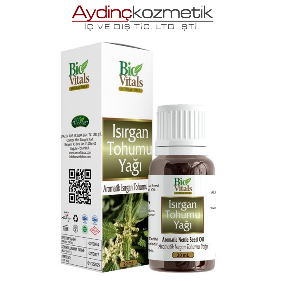 BİO VİTALS ISIRGAN YAĞI 20ML