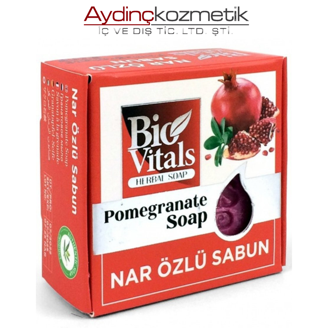 BİO VİTALS NAR ÖZLÜ SABUN 125 GR