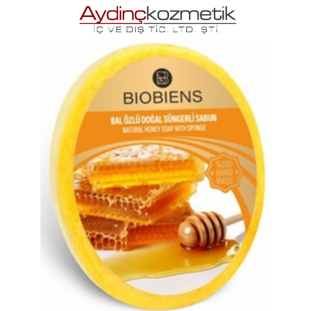 Biobiens Süngerli̇ Sabun 130gr Bal Özlü