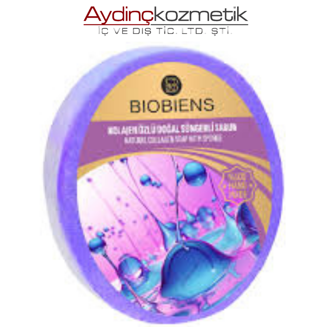 BIOBIENS SÜNGERLİ SABUN 130GR KOLAJEN