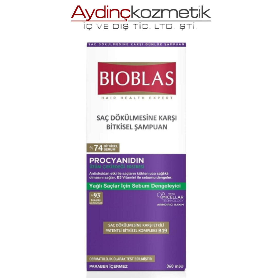 Bioblas Şamp.360ml Yagli