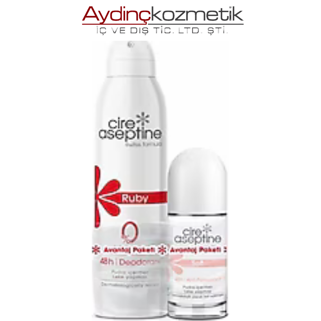 Cıre Aseptıne Roll On Hed.Deo Set Ruby&Soft