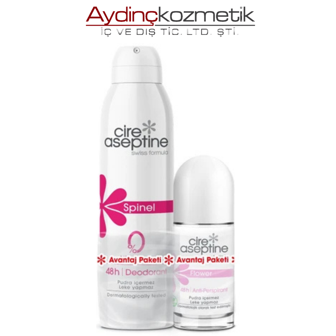 Cıre Aseptıne Roll On Hed.Deo Set Spınel Flower