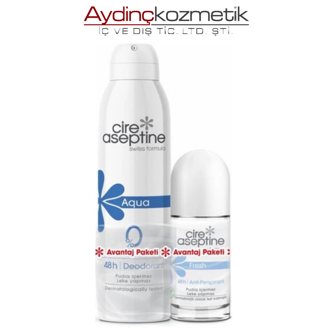 Cıre Aseptıne Roll On Hed.Deo Set Aqua&Soft