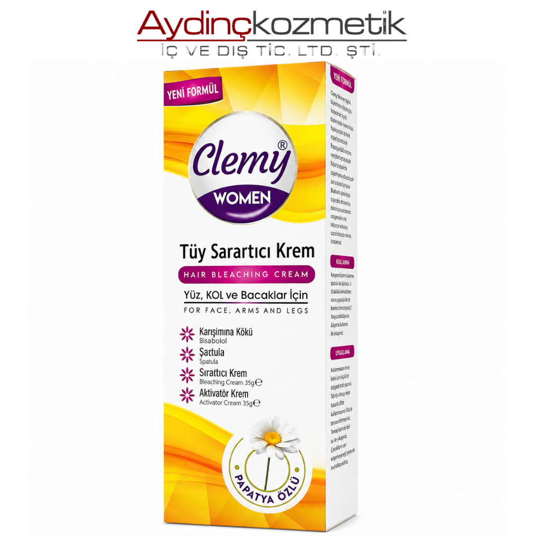Clemy 70 ml + 35 ml Tüy Sarartıcı Krem
