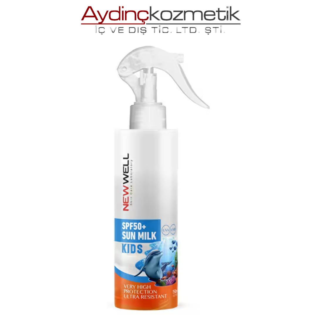 Çocuk Güneş Sütü Yüksek Koruma SPF50+ Jojoba Oil 150 ml
