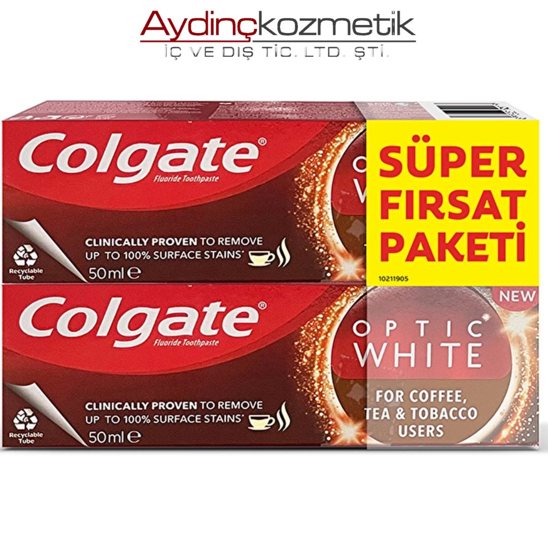 Colgate Diş Macunu 50Ml Optık Cay Kahve 1+1 