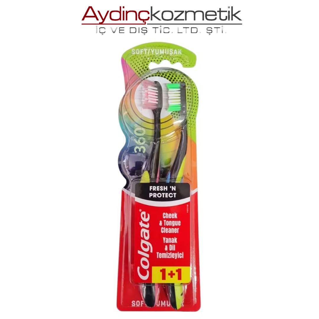 COLGATE FIRÇA 360° 1+1 FRESH SOFT*12