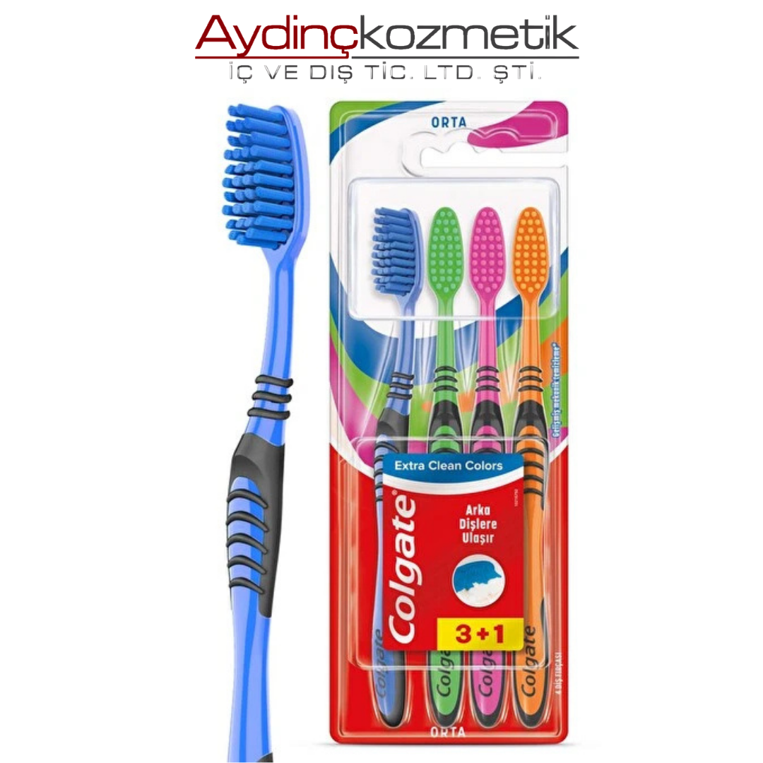 COLGATE FIRÇA EXTRA CLEAN 3+1 COLORS