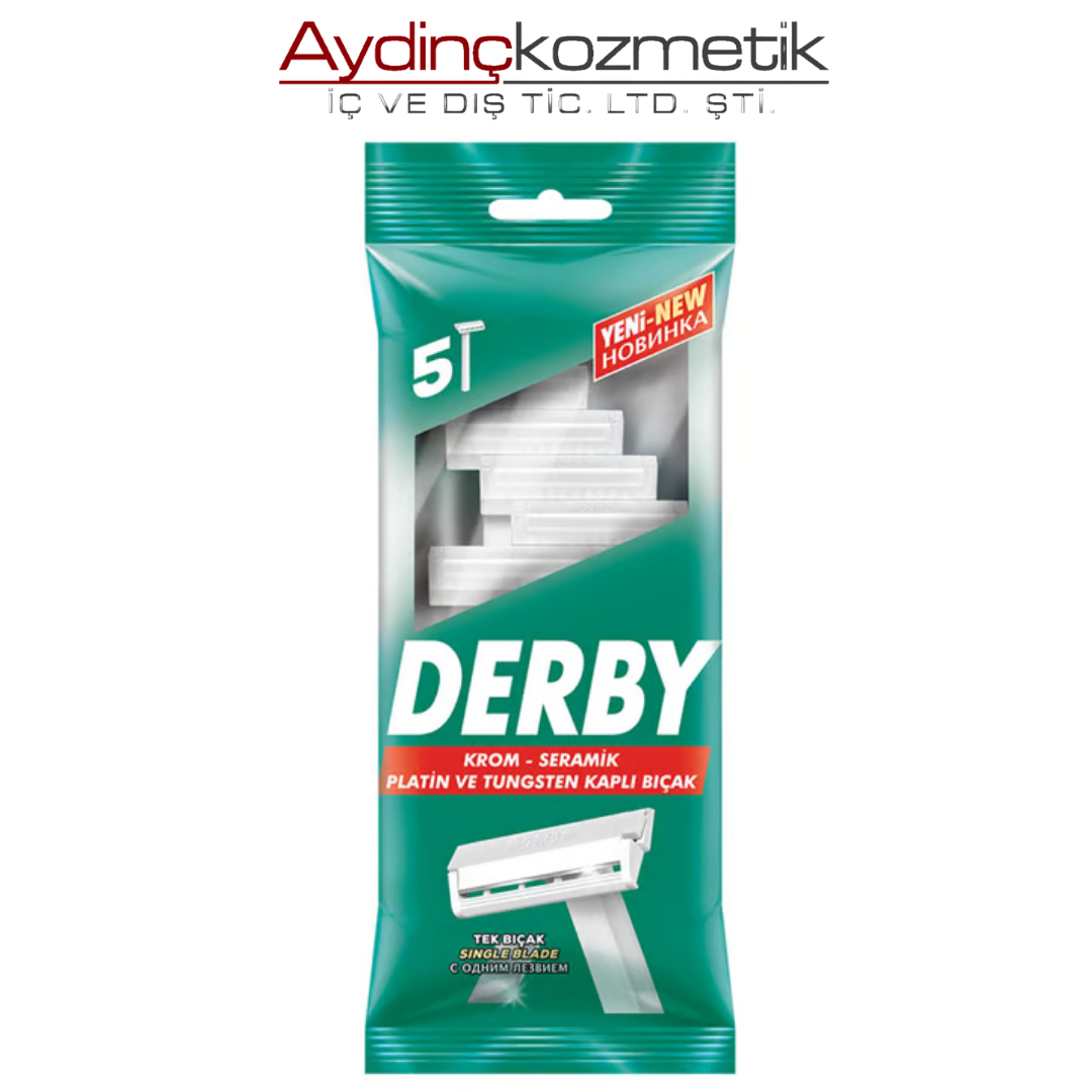 DERBY TEK BIÇAKLI 5 Lİ PAKET