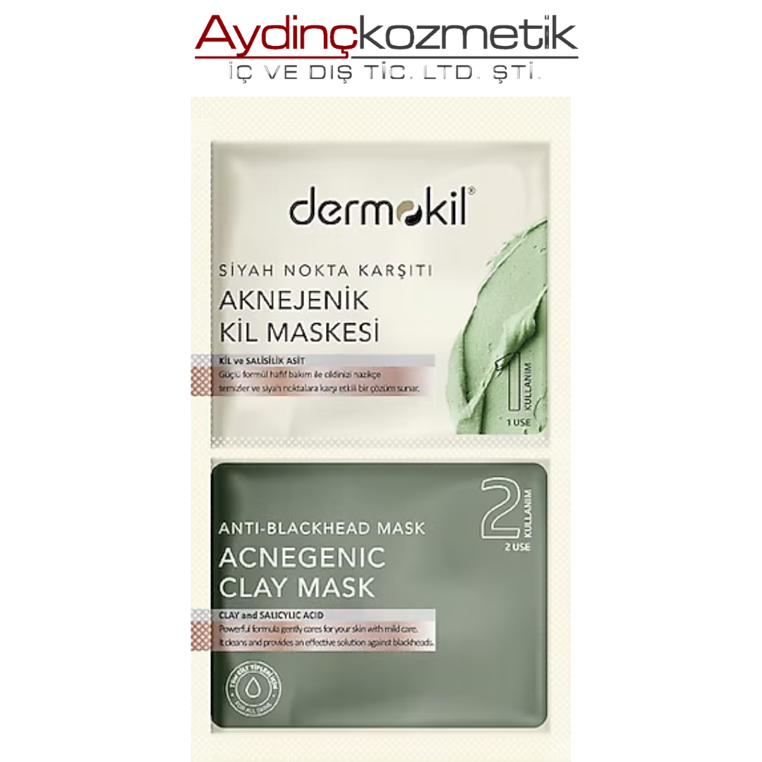 Dermokıl Siyah Nokta Karşıtı Kil  Maske 2* 7.5 Ml