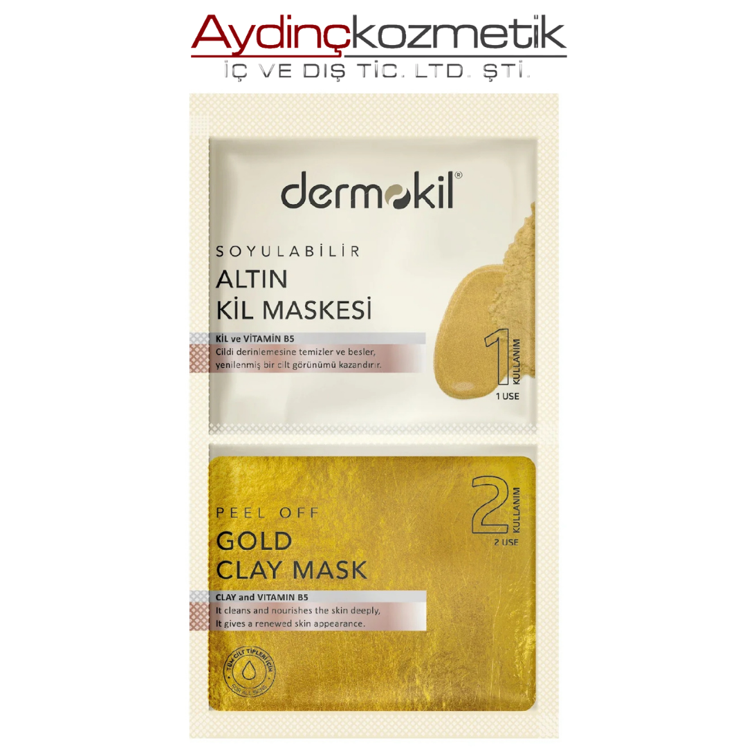 Dermokıl Soyulabilir Altın  Maske 2* 7.5 Ml