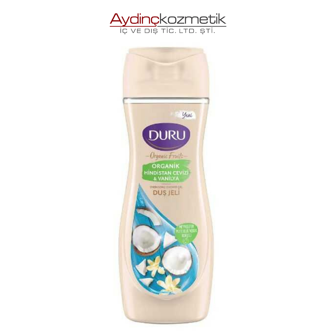 Duru Organik Duş Jeli 450ml Vanilya & Hindistan Cevizi