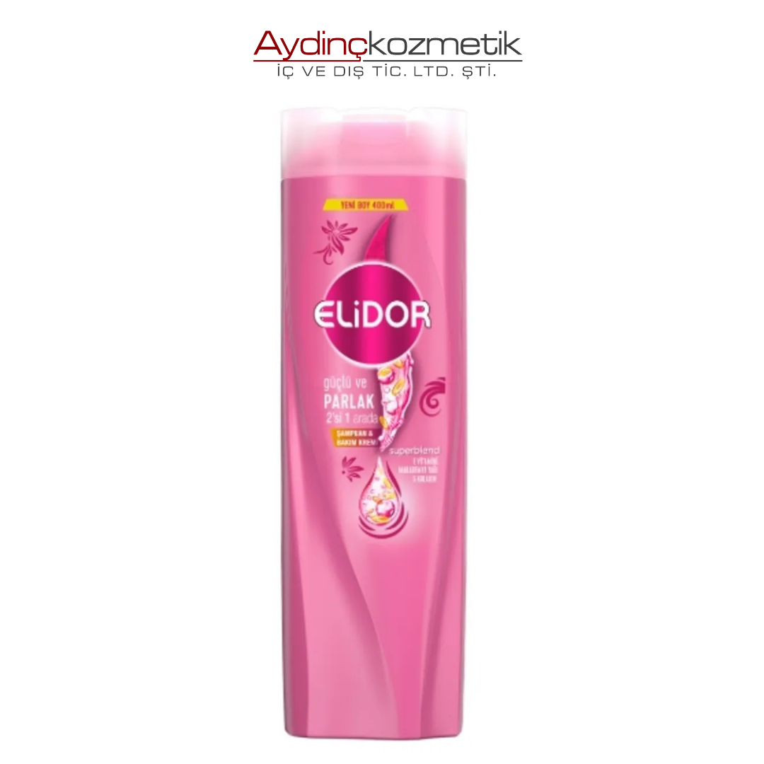 Elidor Şampuan Güçlü & Parlak 2 si 1 Arada 400 ml 