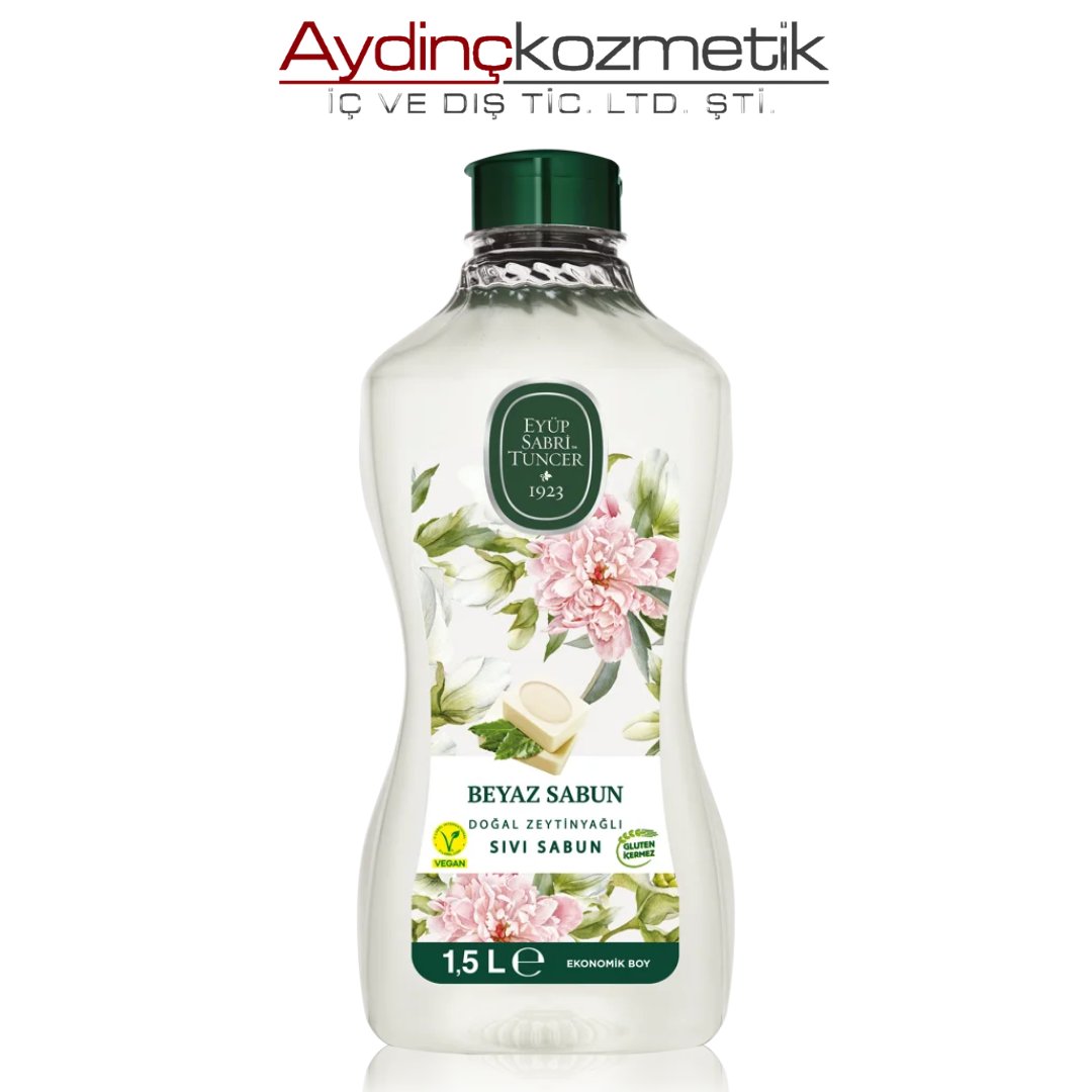 Eyup S.T. Doğal Zeyti̇nyağli Beyaz Sivi Sabun 1,5lt