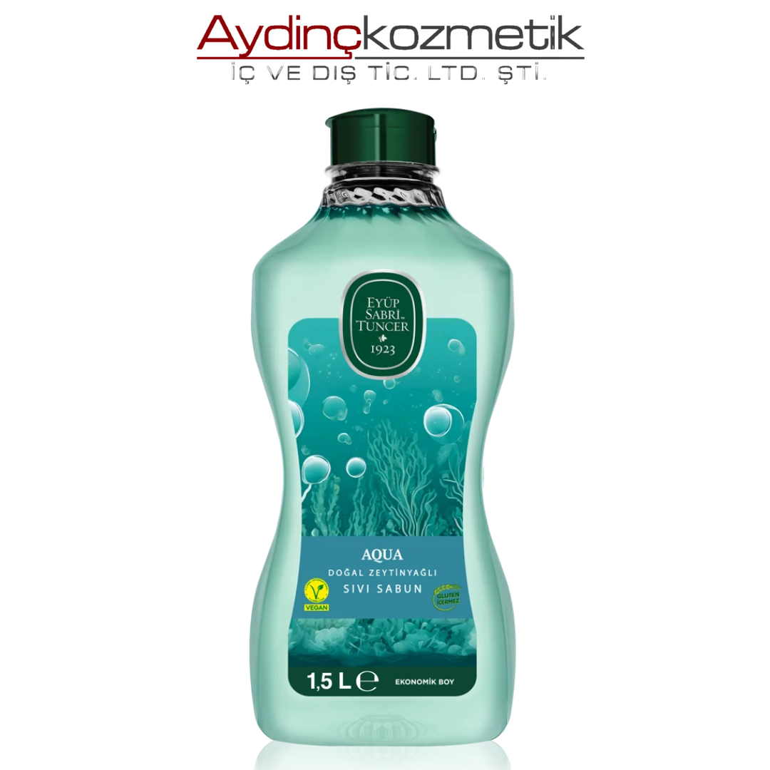 Eyup S.T. Doğal Zeyti̇nyağli Aqua Sivi Sabun 1,5lt