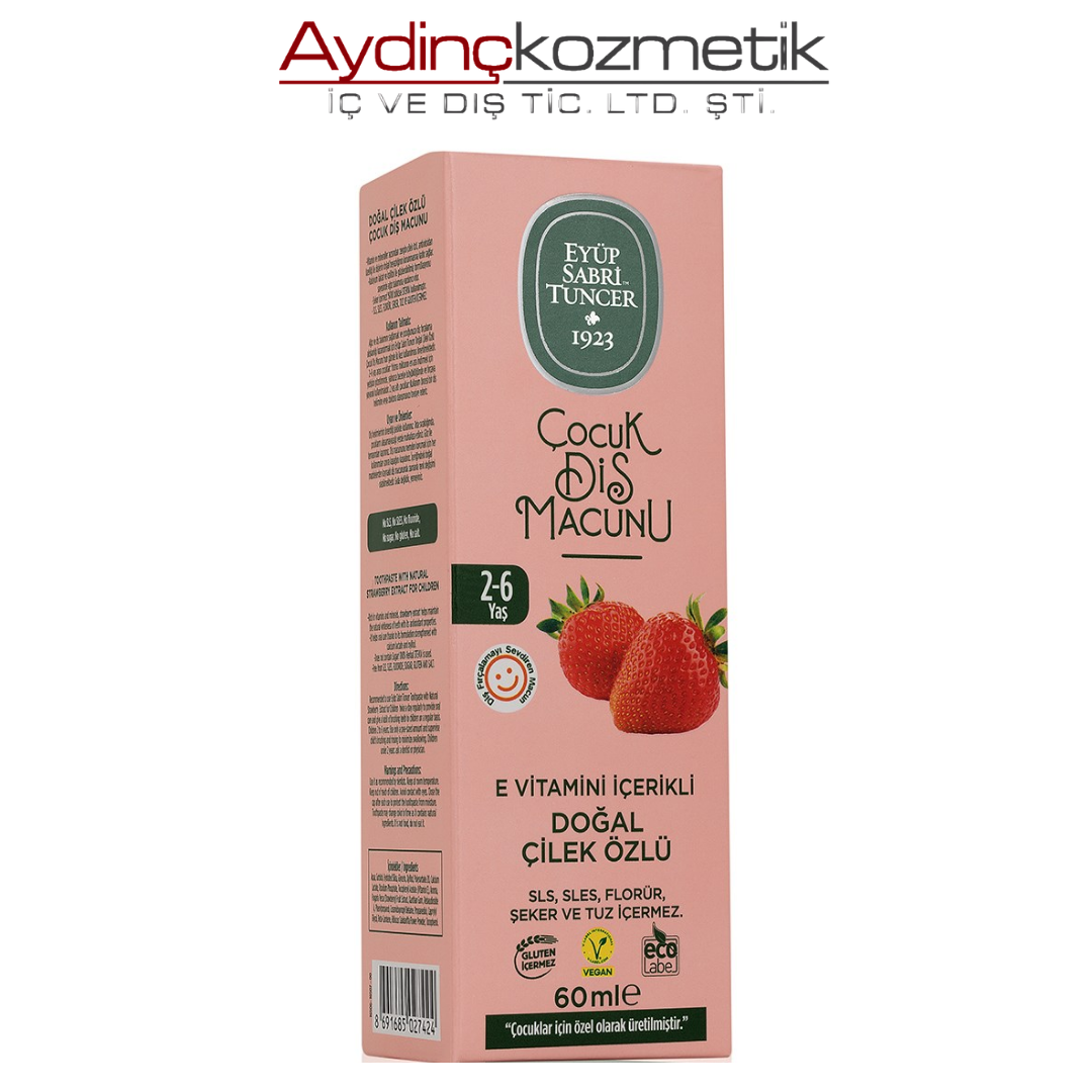 Eyüp Sabri Tuncer Diş Macunu 60 ml Çilek Özlü Çocuk