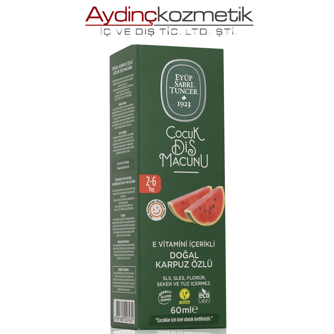 Eyüp Sabri Tuncer Diş Macunu 60 ml Karpuz Özlü Çocuk