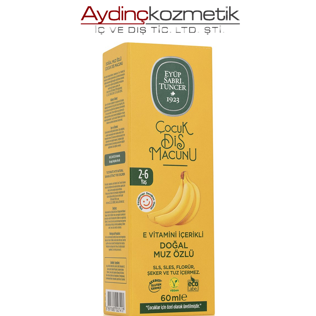 Eyüp Sabri Tuncer Diş Macunu 60 ml Muz Özlü Çocuk