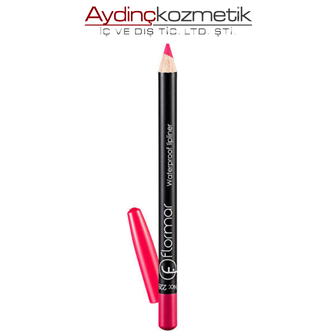 Flormar Dudak Kalemi - Waterproof Lipliner 228 Saturated Pink