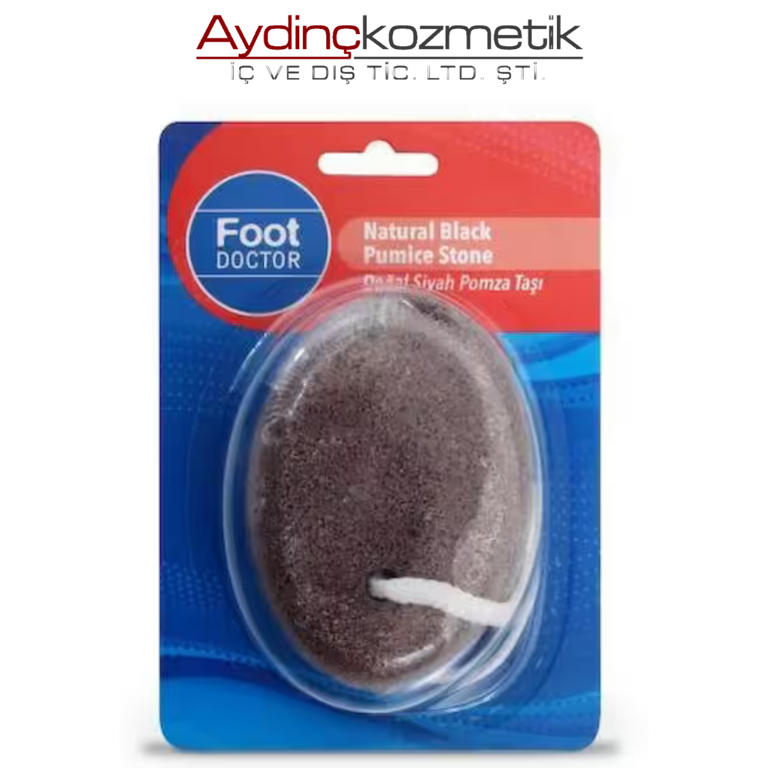 Foot Doctor Doğal Siyah Pomza Taşı