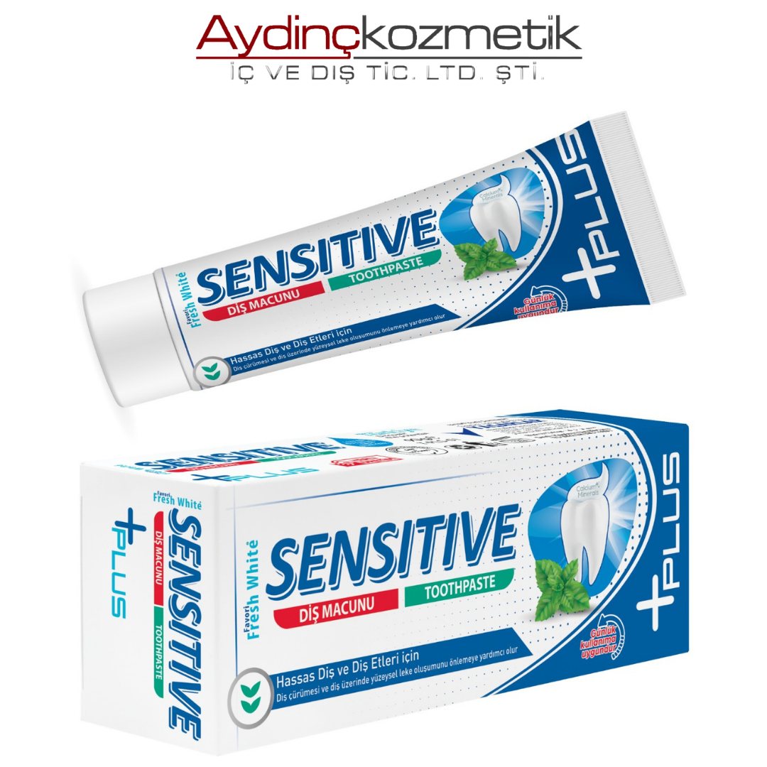 Fresh White Diş Macunu Sensitive +Plus 90g