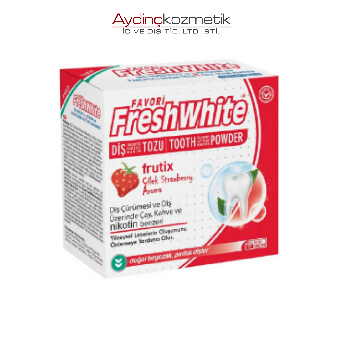Fresh White Diş Tozu 50gr Frutix