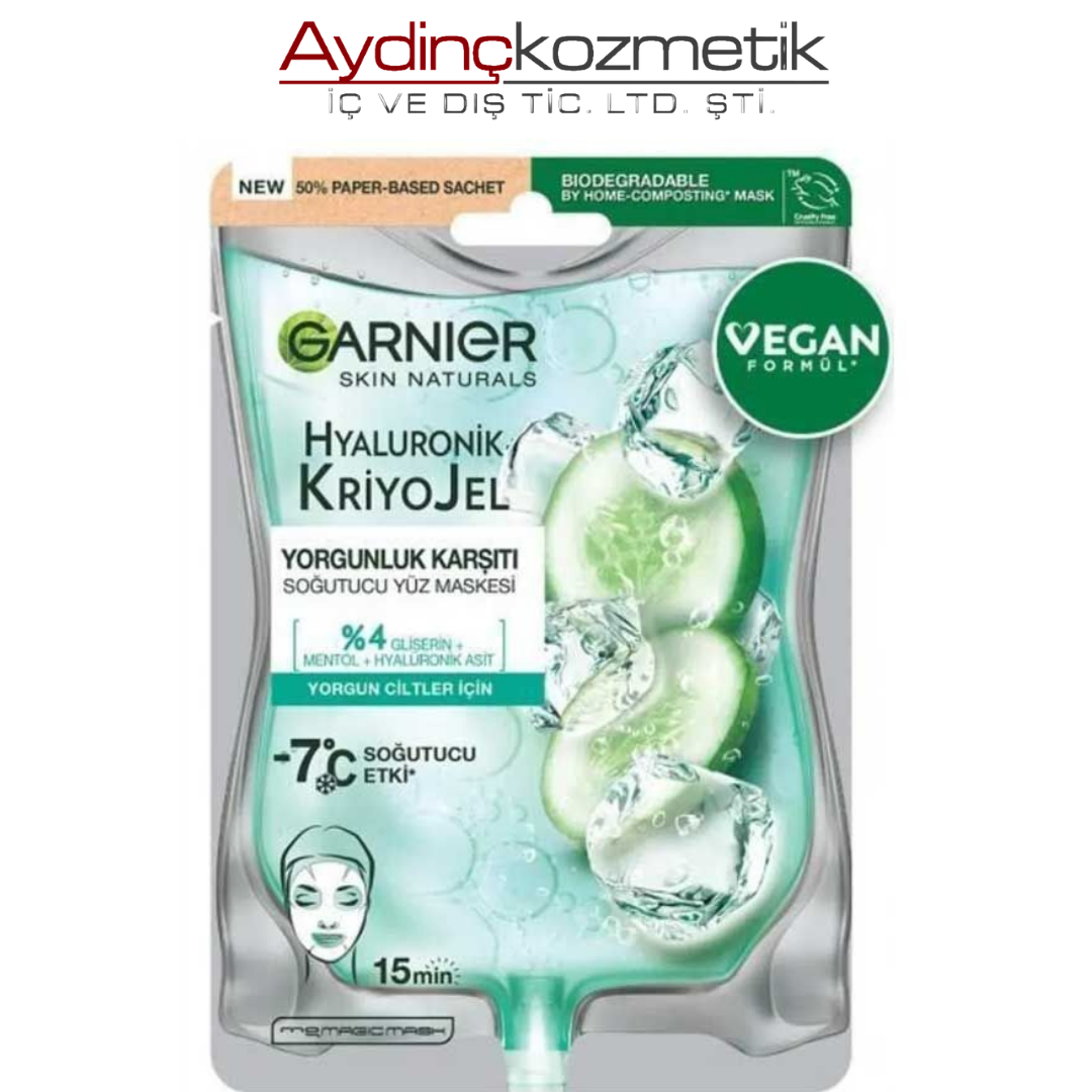 Garnier Kagit Maske Hyaluronik Kri̇yo Jel 