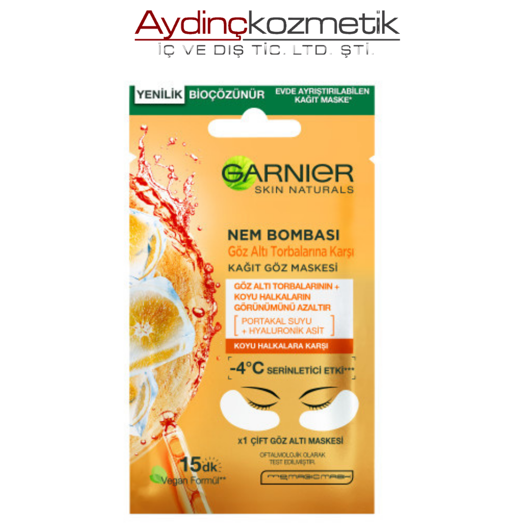 Garnier Kagit Maske Nem Bombasi Turuncu 