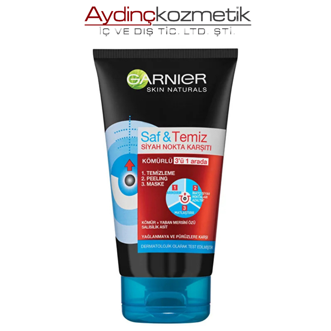 Garnier Saf&temi̇z 3in1 Kömürlü 