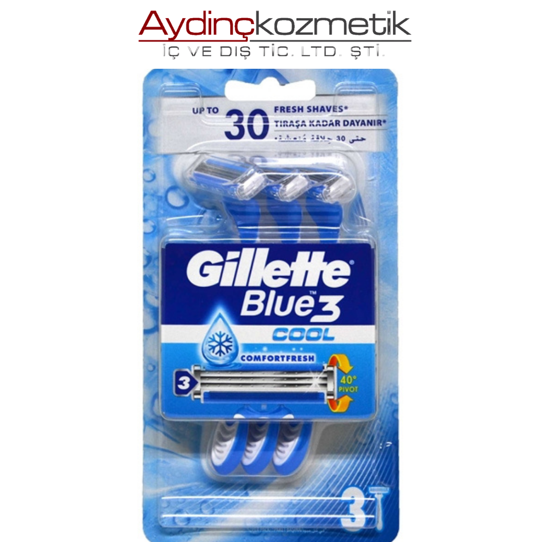 Gi̇llette Blue 3 3 Lü Paket Cool