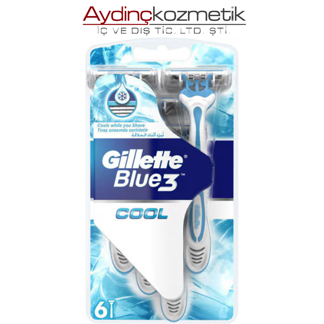 GİLLETTE BLUE 3 6LI POŞET COOL