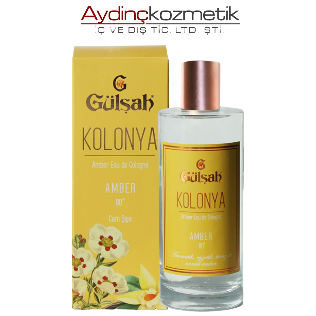 Gülşah Kolonya 250ml Cam Amber 