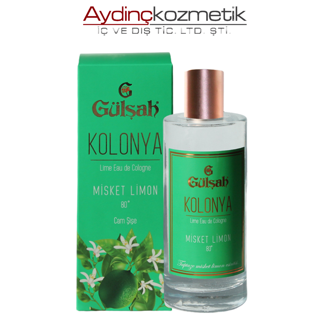 Gülşah Kolonya 250ml Cam Mi̇sket Li̇mon 