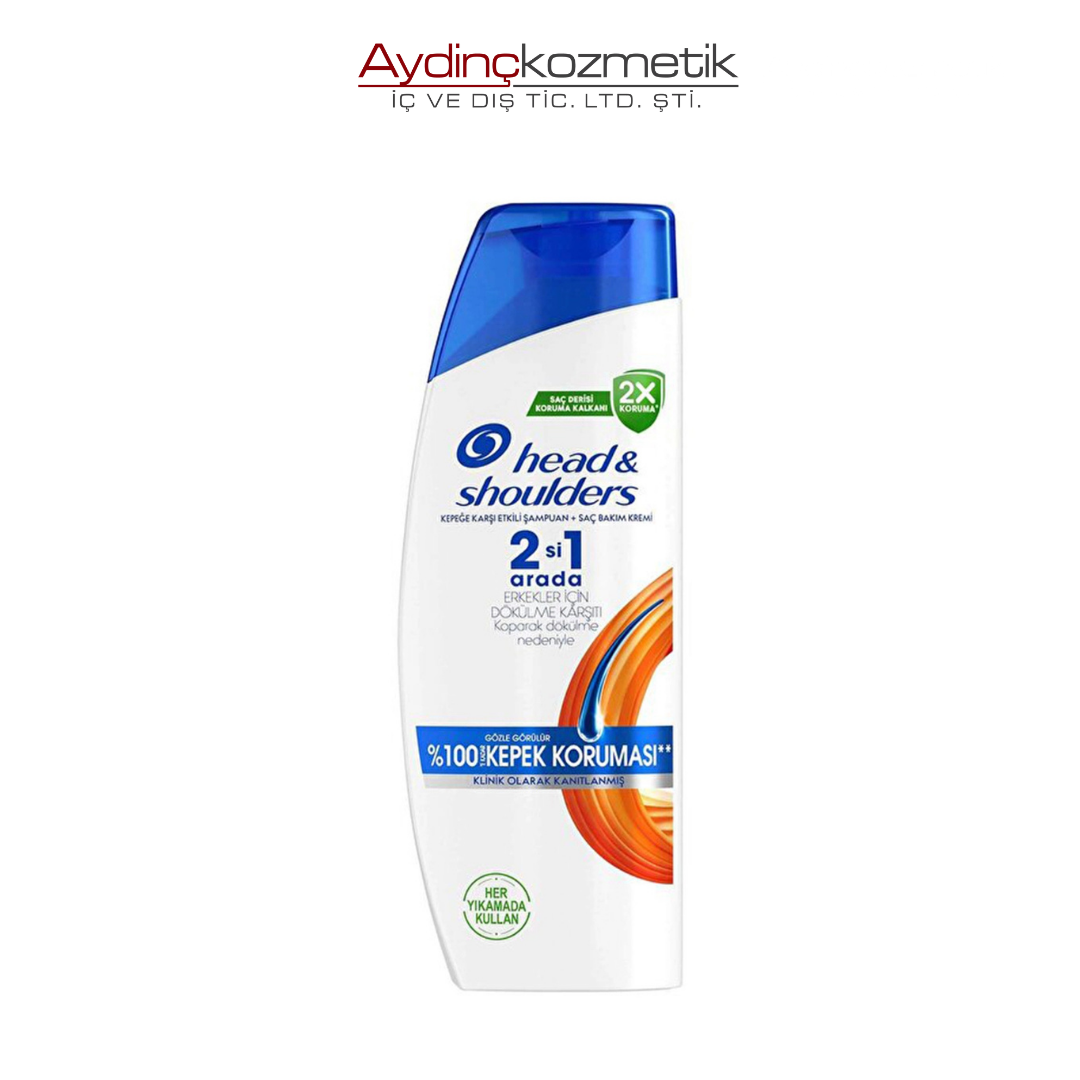 Head & Shoulders Erkekler İçin Özel 2'si 1 Arada Dökülme Karşıtı Kepeğe Karşı Etkili Şampuan 330 ml