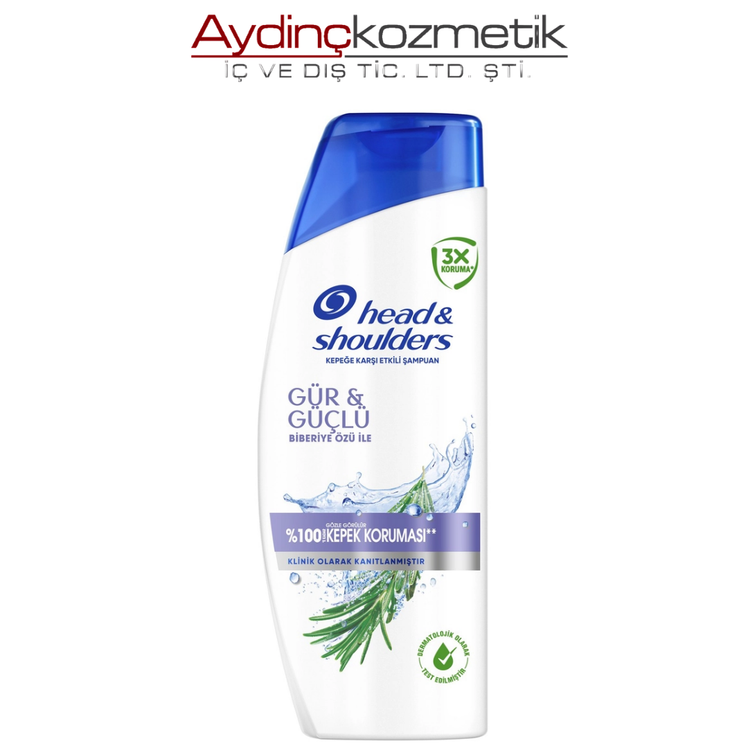 Head & Shoulders Gür ve Güçlü Biberiye Özlü Şampuan 330 ml