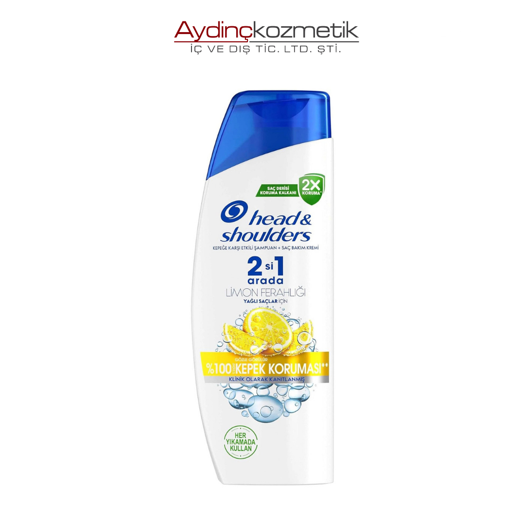 Head & Shoulders Şampuan 2si1 Arada Limon Ferahlığı 330 Ml