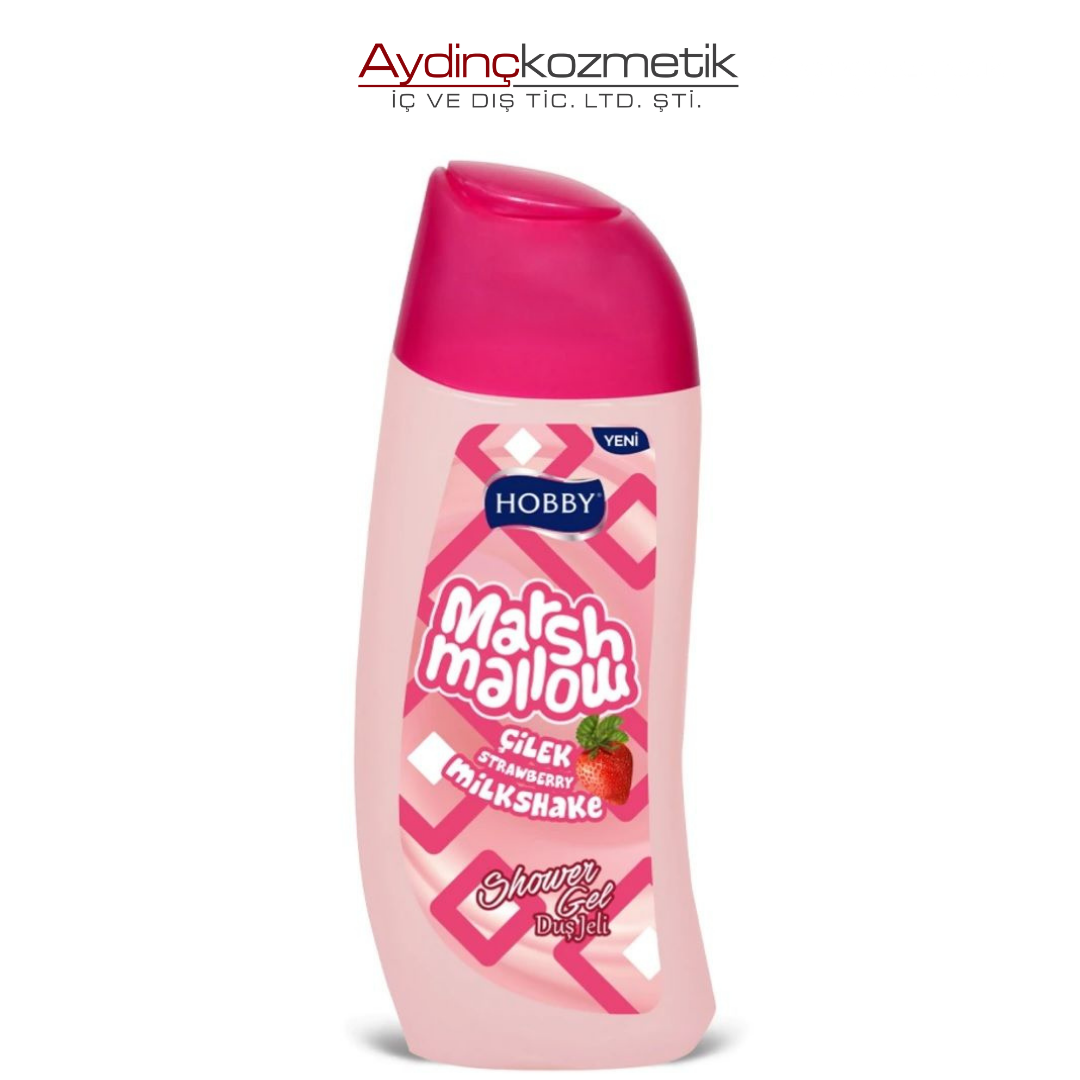 Hobby Duş Jeli Marshmallow Çilek 500 Ml