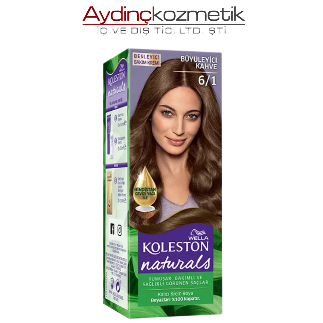 Koleston Naturals  6/1 Büyüleyi̇ci̇ Kahve