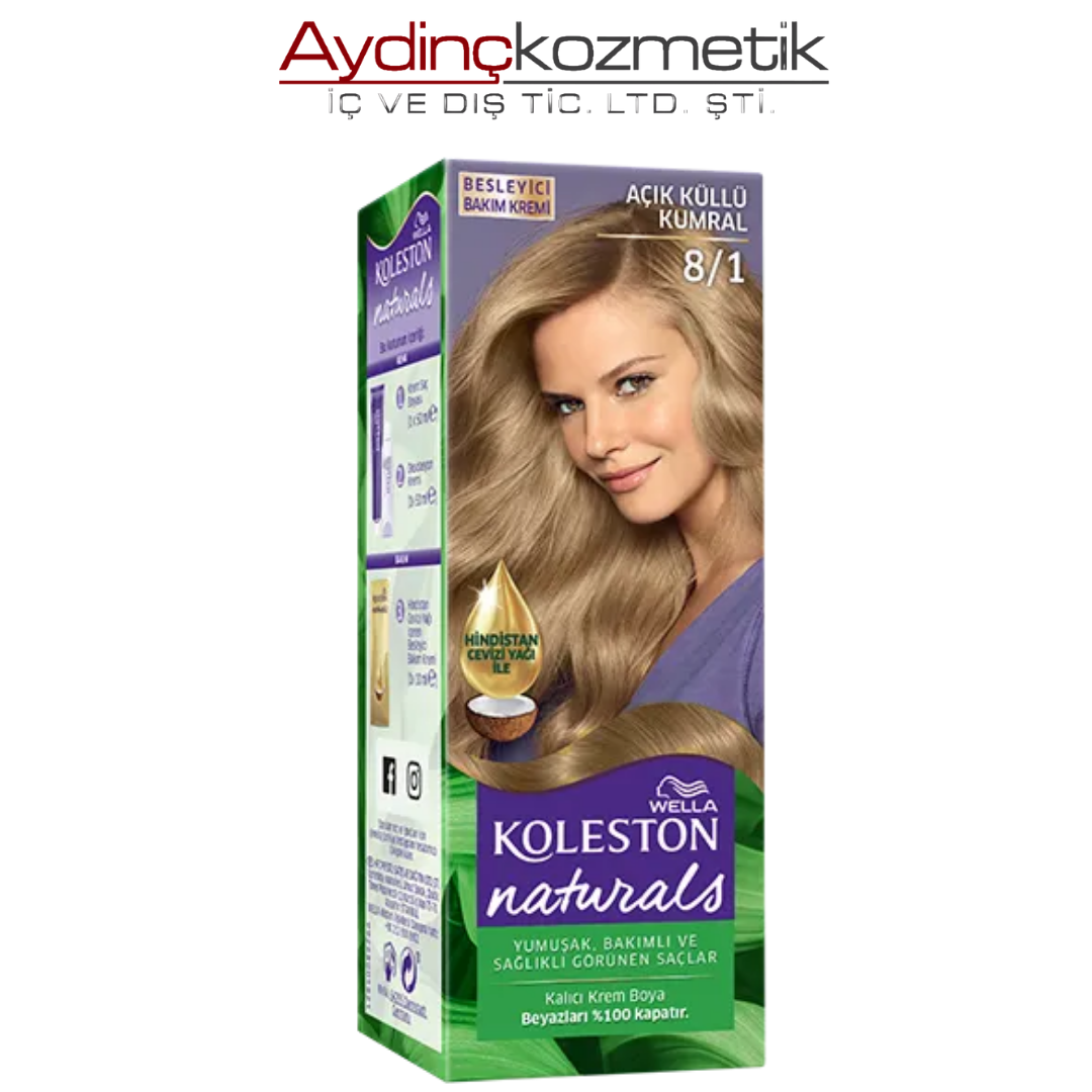 Koleston Naturals Acik Kullu Kumral 8/1
