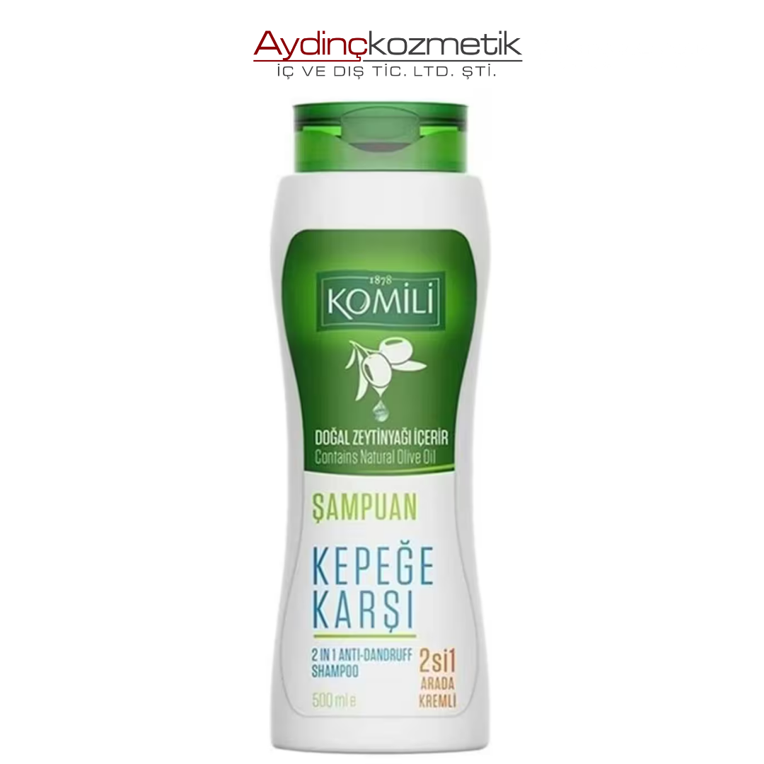 Komili Kepek Karşıtı 2'si 1 Arada Kremli Vegan Şampuan