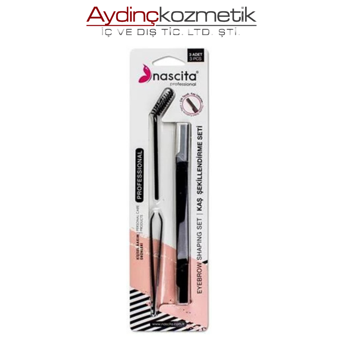 NASCITA 3 LÜ SET (MASKARA FIRÇASI,CIMBIZ,RAZOR )