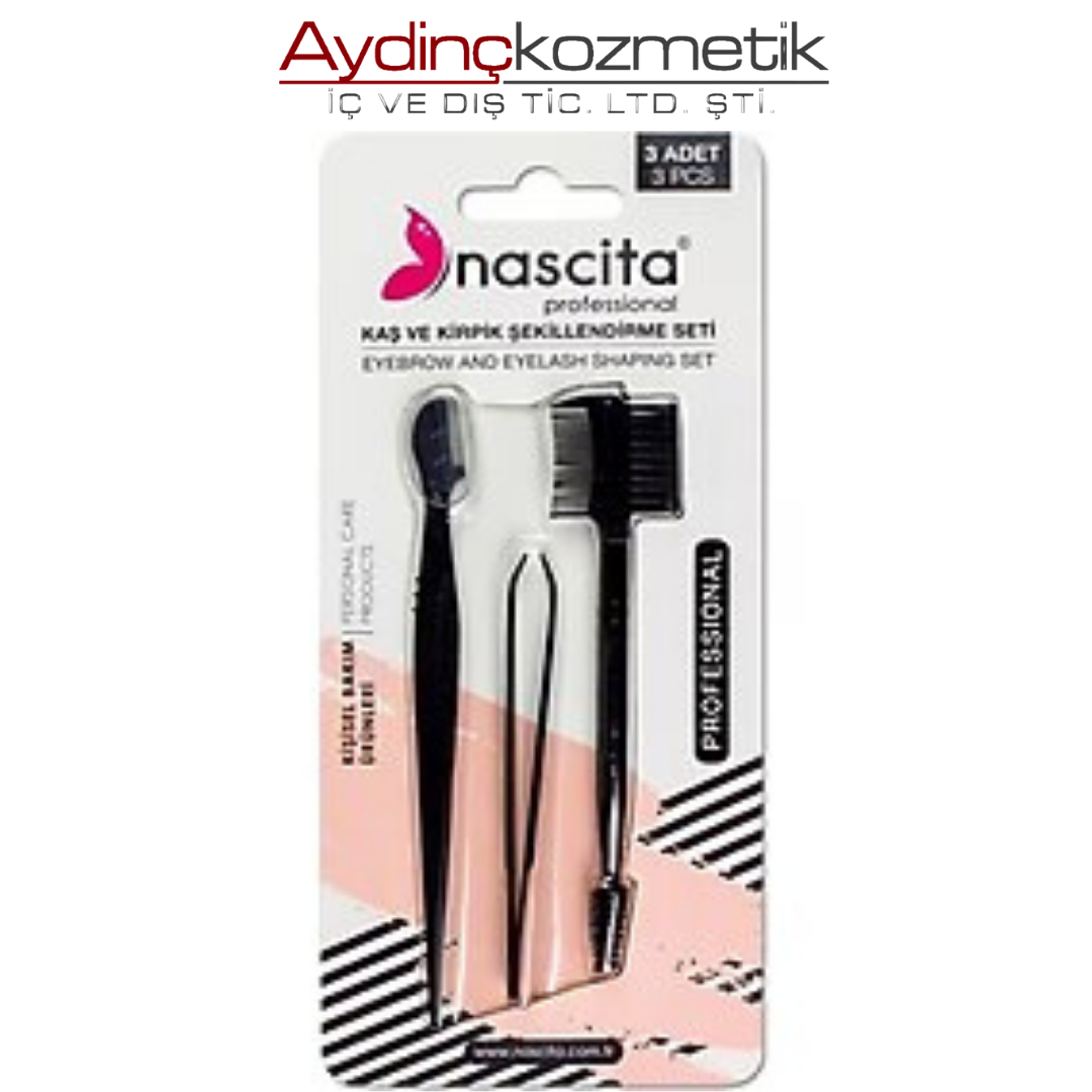 NASCITA 3 LÜ SET (USTURA,CIMBIZ,ÇİFT TARAFLI KAŞ F